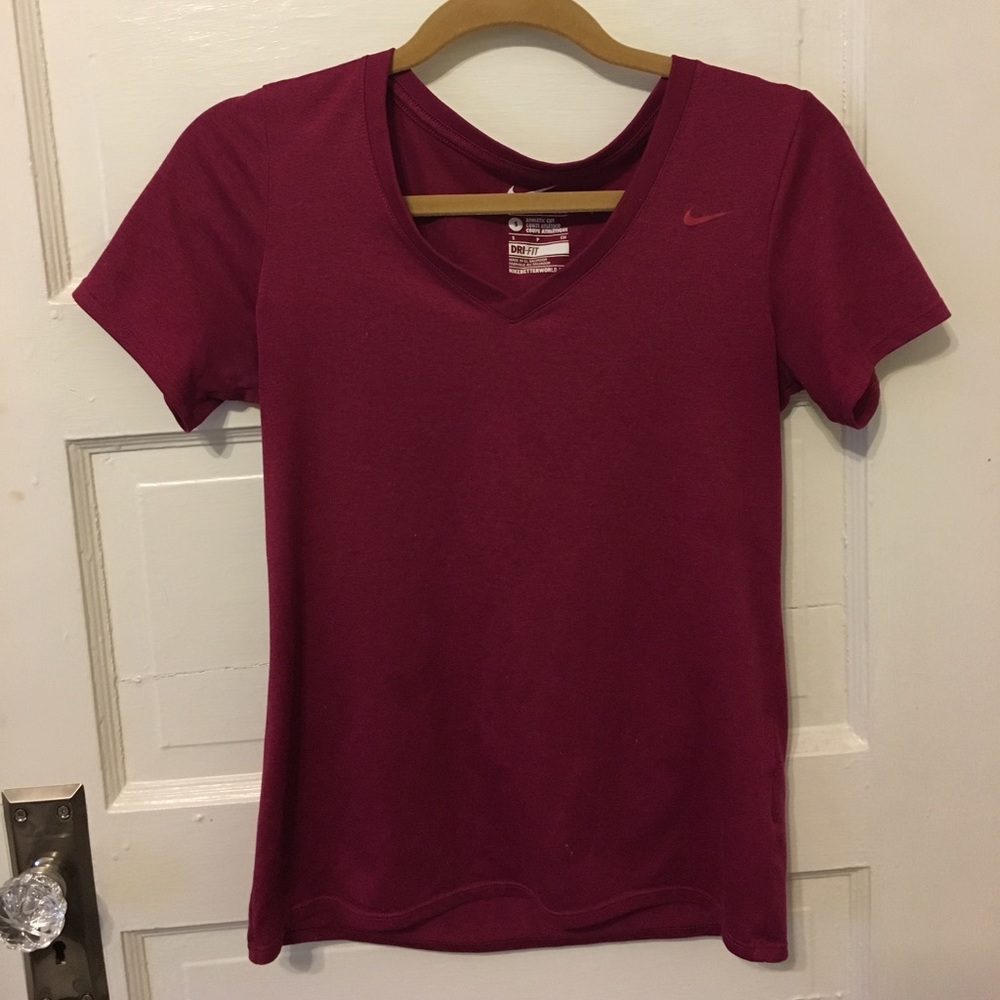 Pink NIKE workout top